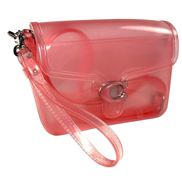 COACH CH748 Jelly Pink Tabby Shoulder Handbag made in Italy - Picture 4 of 15